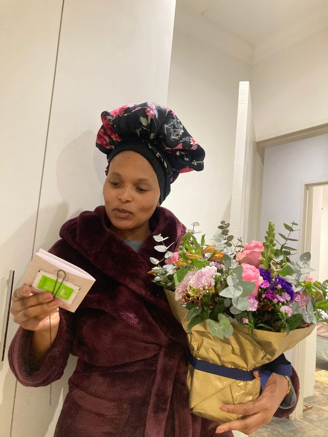 Customer photo review of Harmony Flower Arrangement