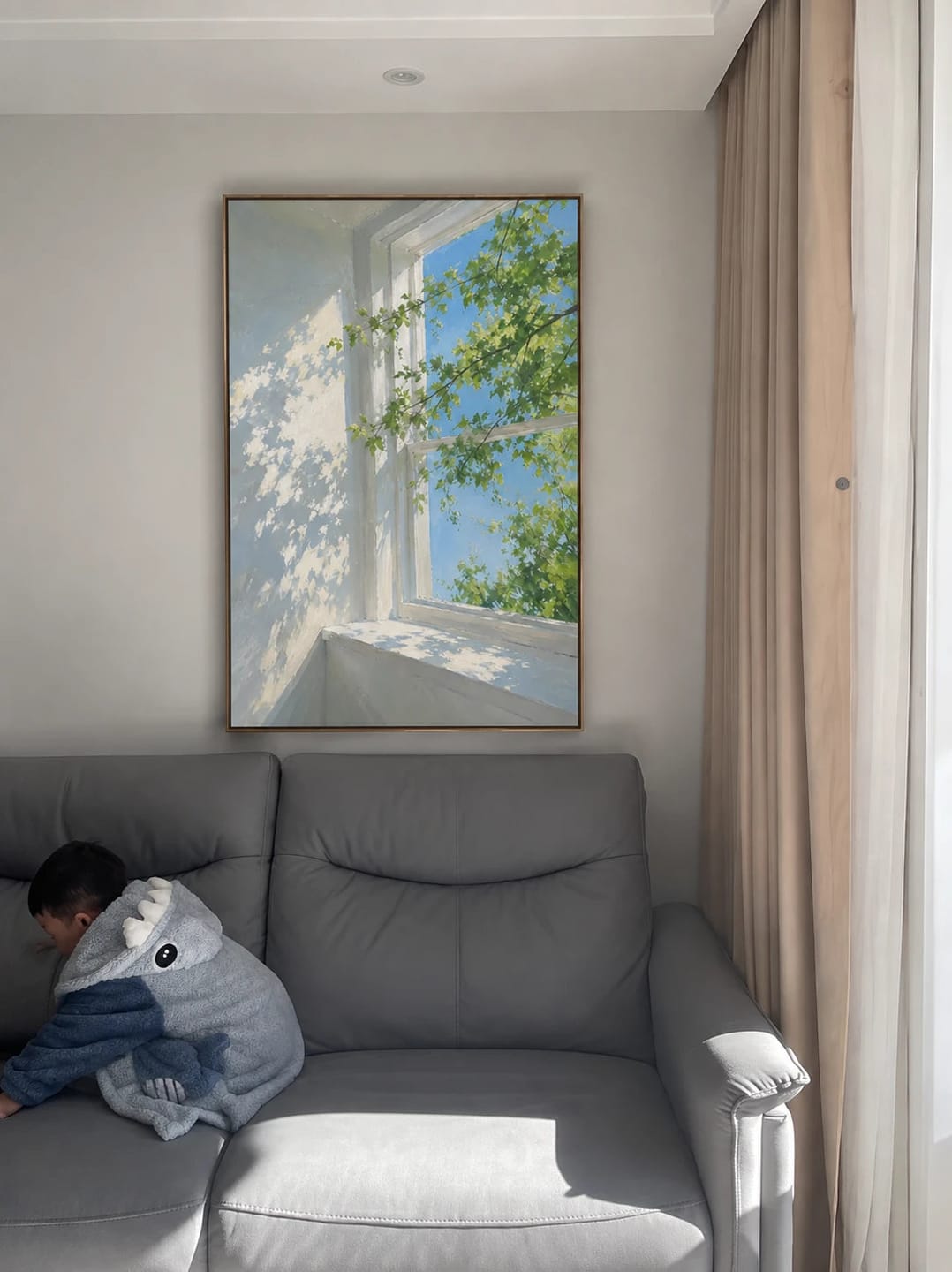 Customer photo review of Expressive Contemporary Art｜Summer Window Light