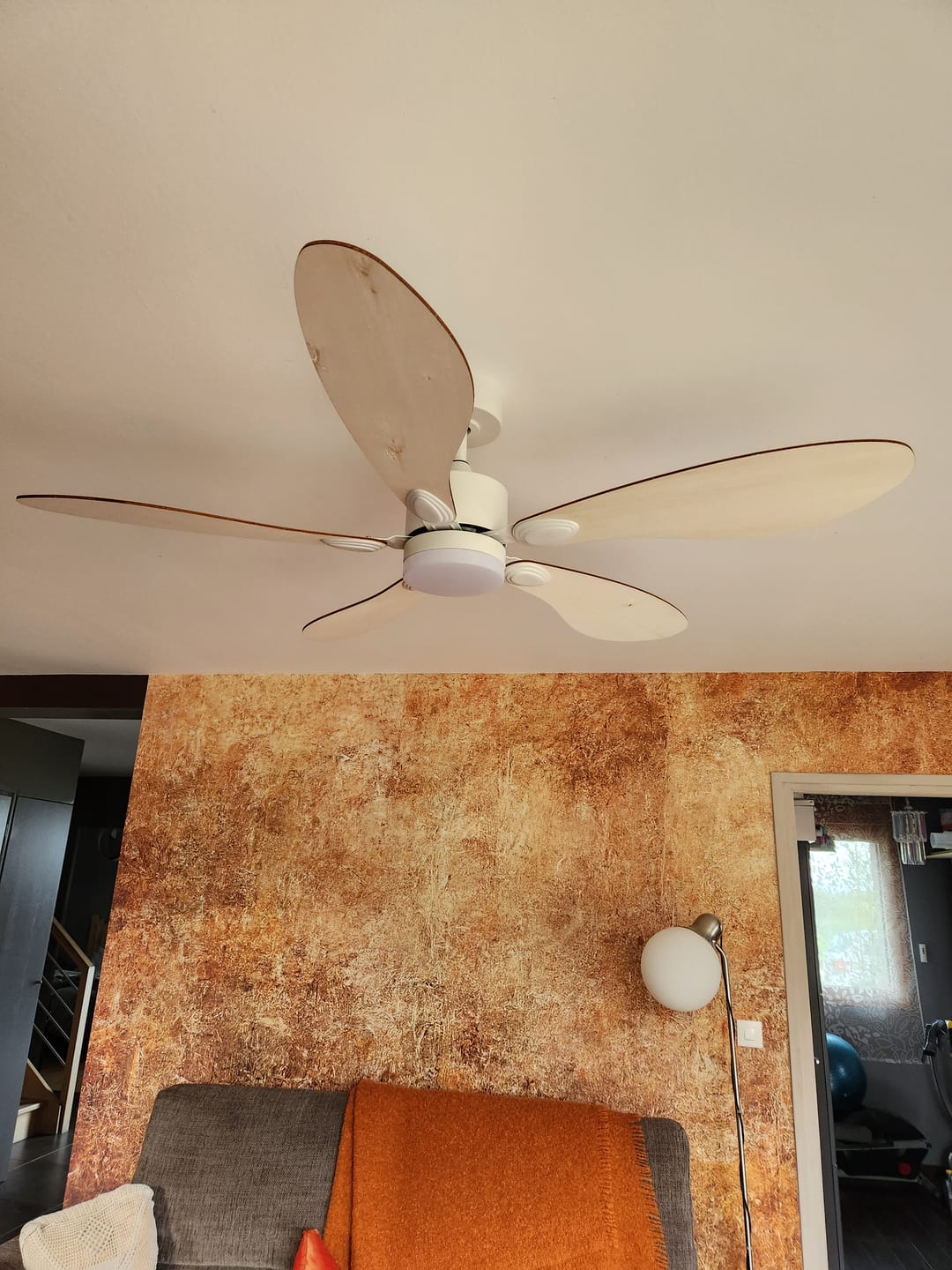 Customer photo review of Libellule | Ventilateur de plafond