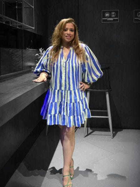 Customer photo review of Sunday Cotton Midi Dress