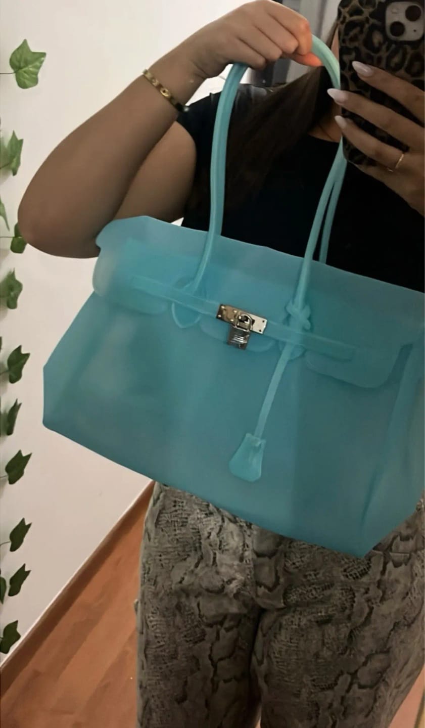 Customer photo review of Alicia Structured Top Handle Satchel