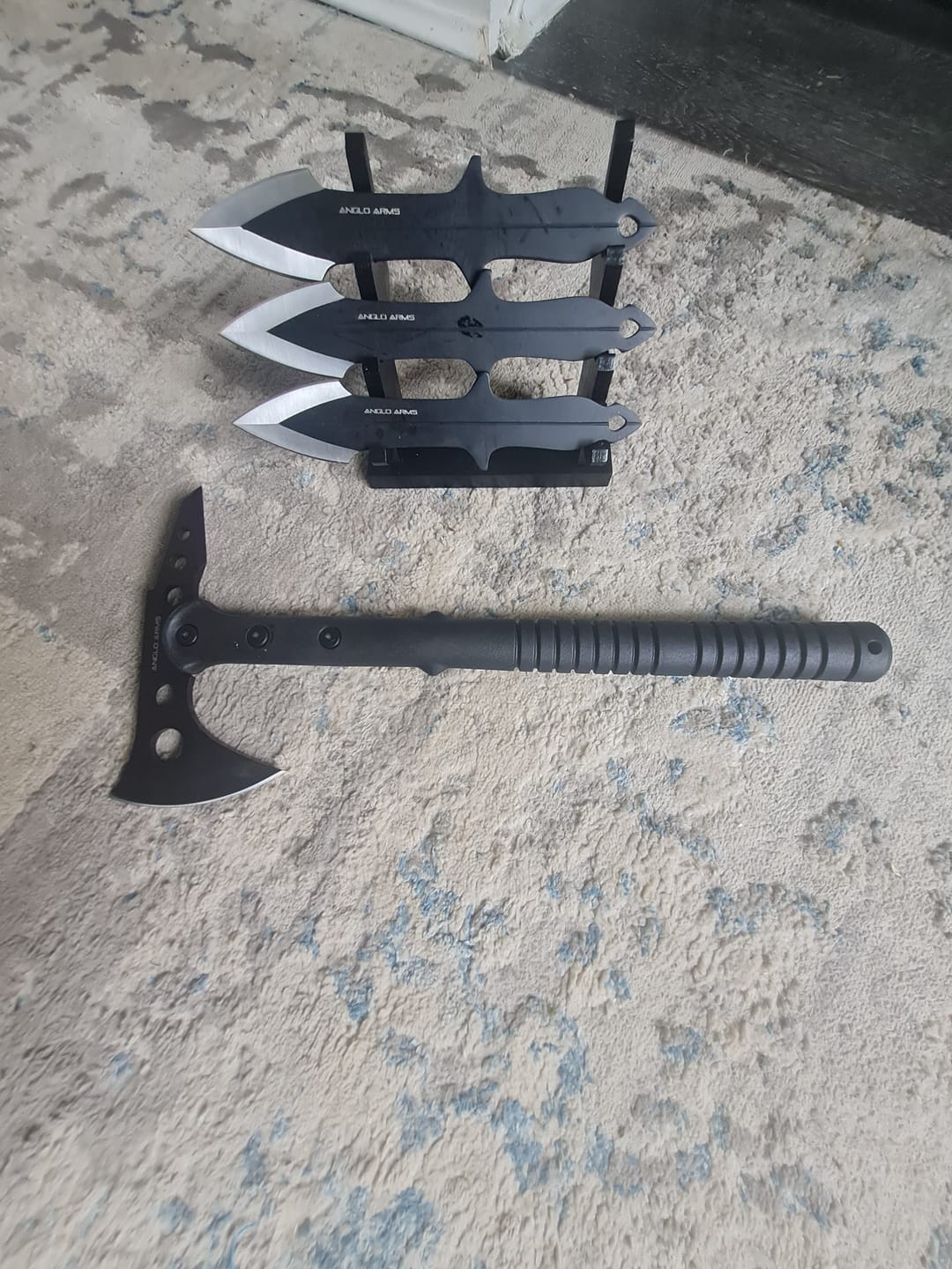 Customer photo review of Double Sided Lightweight Axe