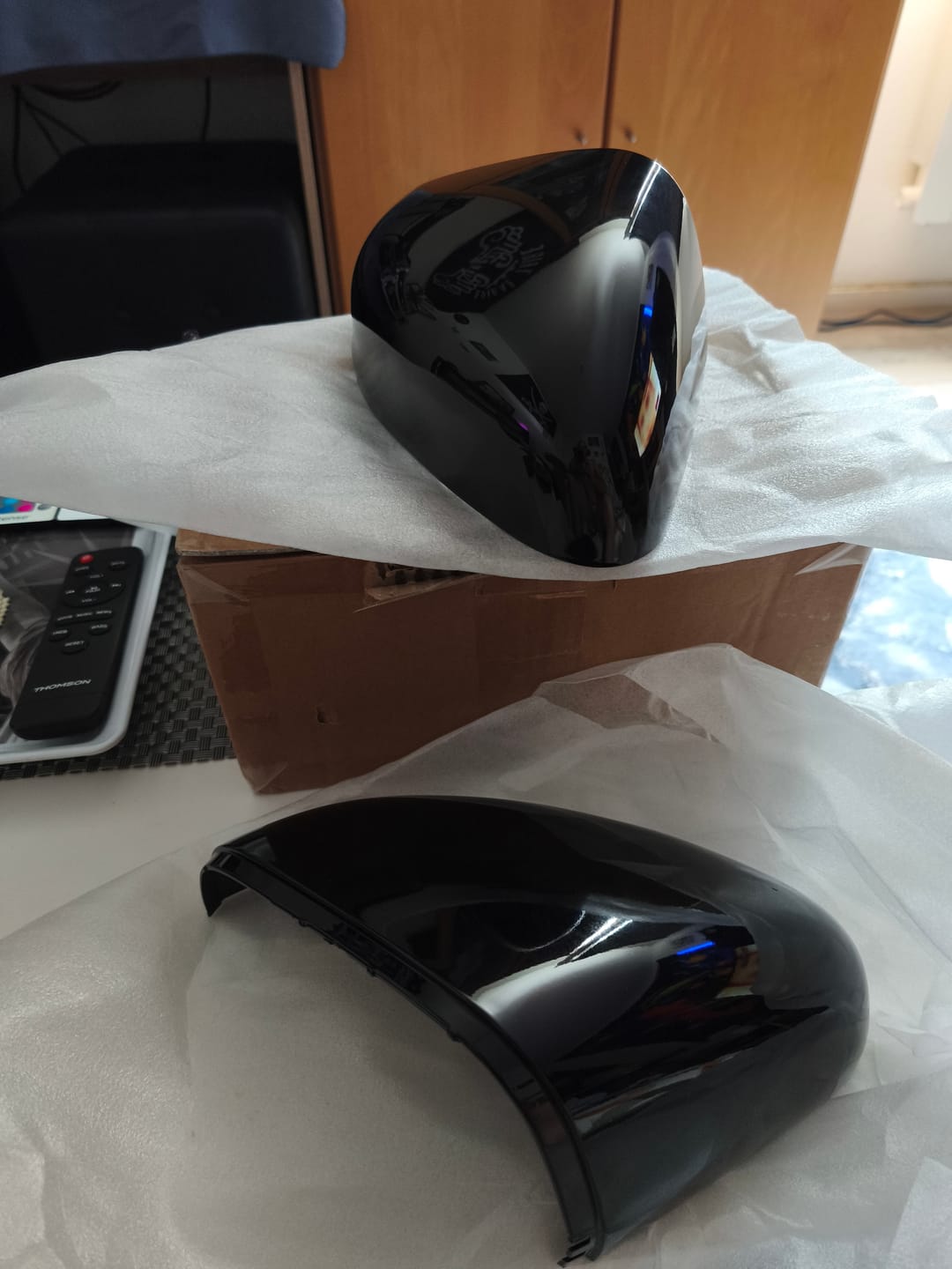 Customer photo review of Ford Fiesta MK8 Gloss Black Mirror Covers (2017-2021)