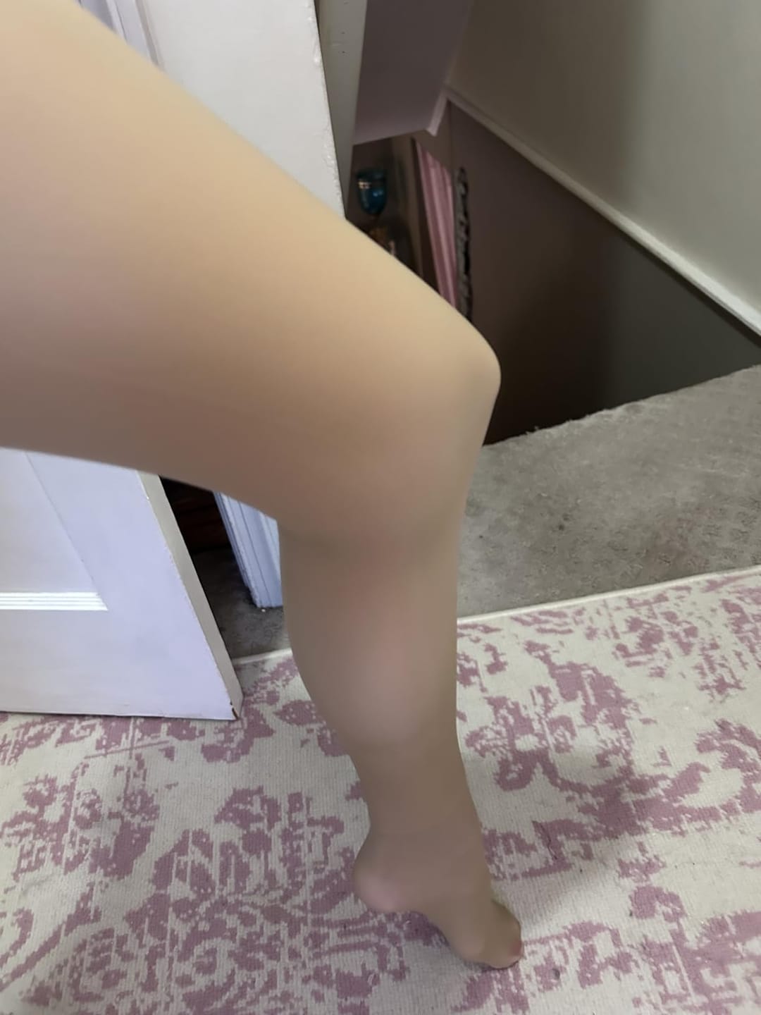 Customer photo review of Sheer Sculpt Control Top Pantyhose