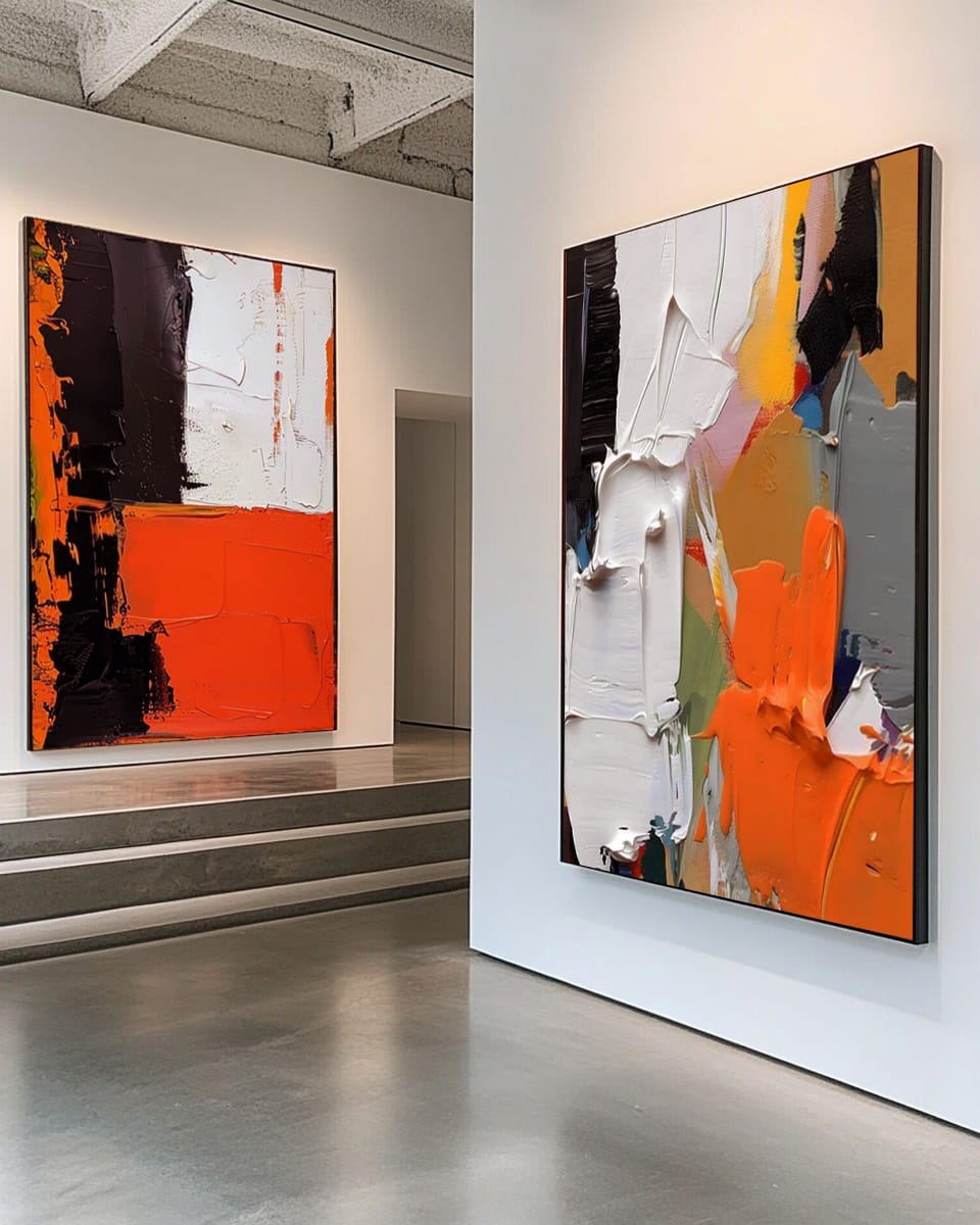 Customer photo review of Vibrancy - Colorful Textured Wall Art