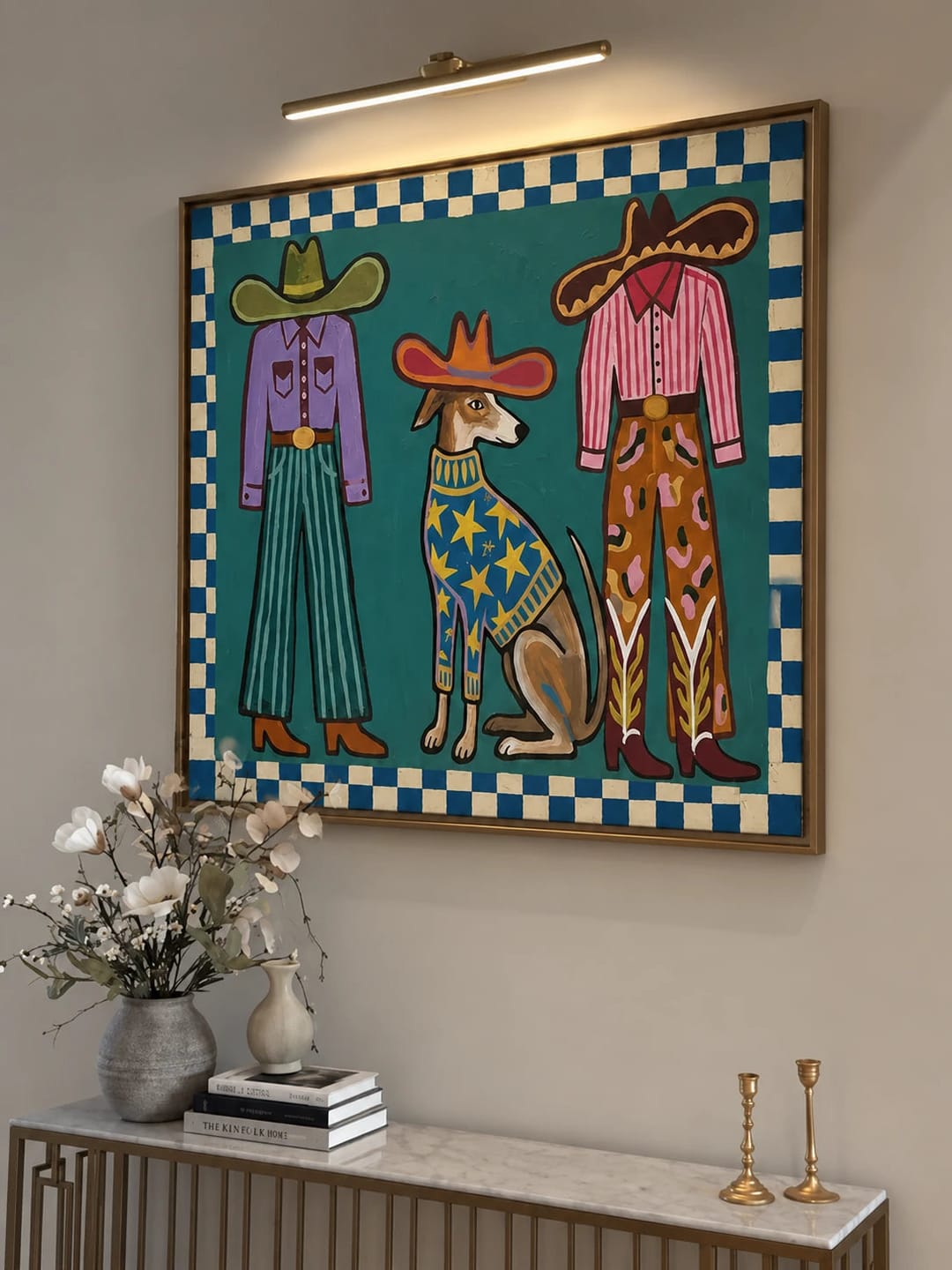 Customer photo review of Western Pop Art｜Teal Prairie Crew