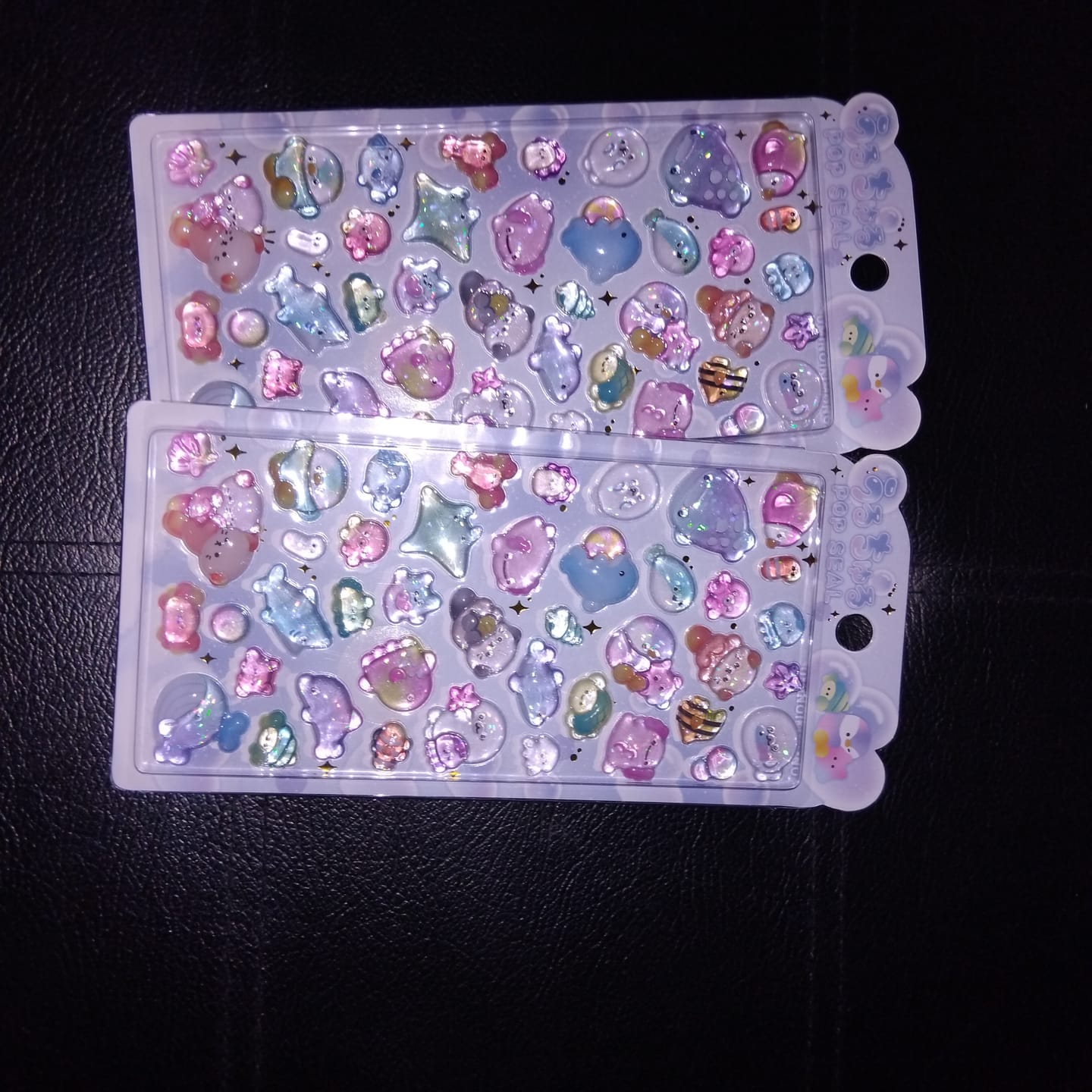 Customer photo review of Cute 3D Stickers