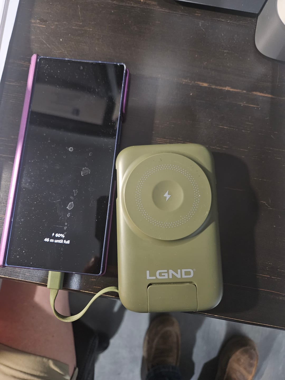 Customer photo review of Magnetic Power Bank