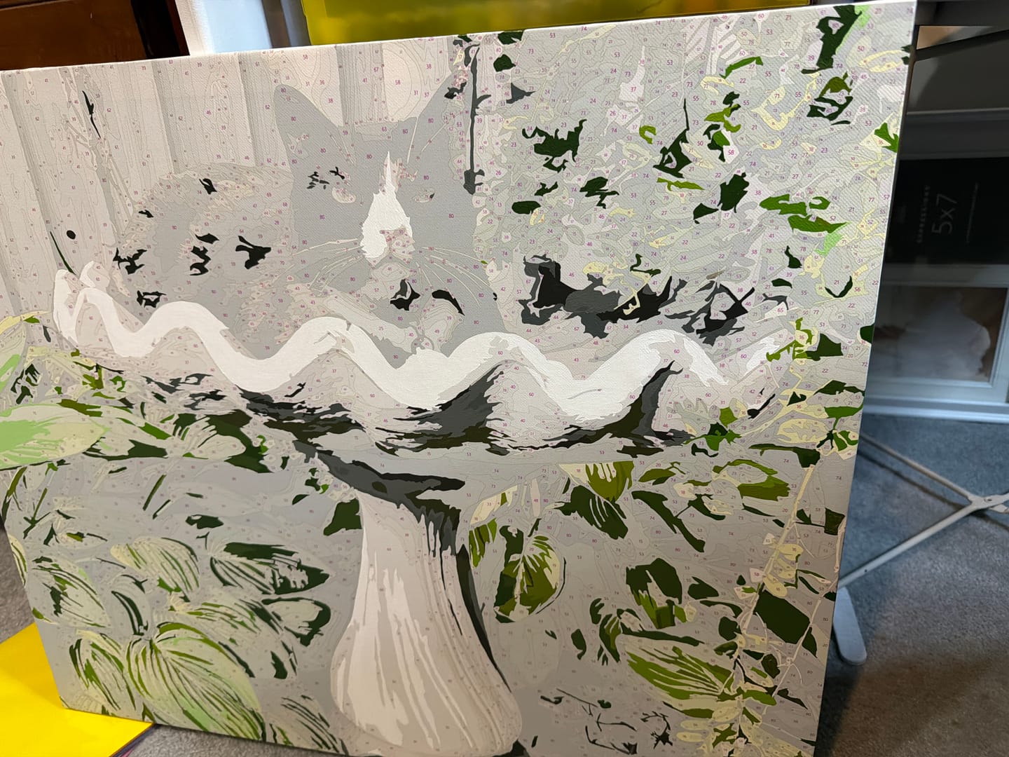 Customer photo review of 80 Color Custom Paint by Numbers