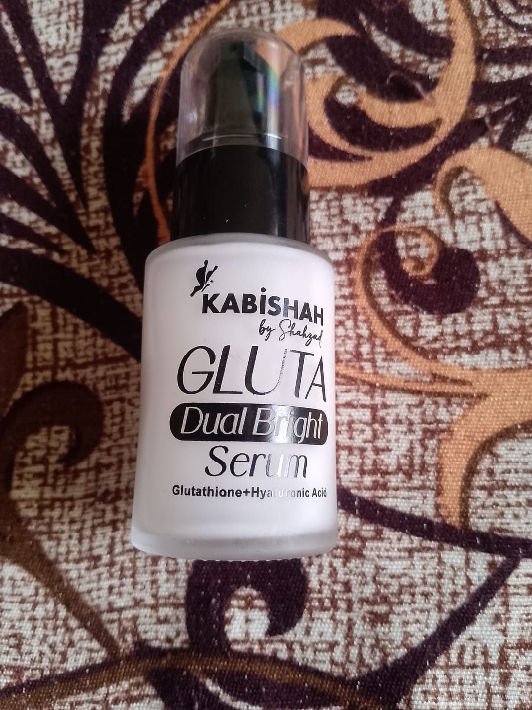 Customer photo review of Gluta Dual Bright Serum