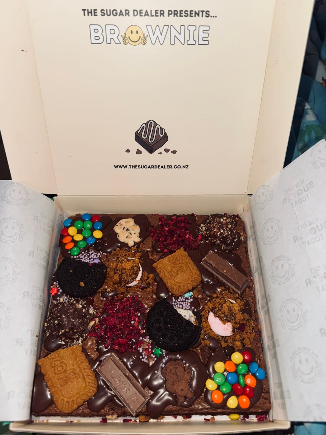 Customer photo review of Mixed assortment brownie