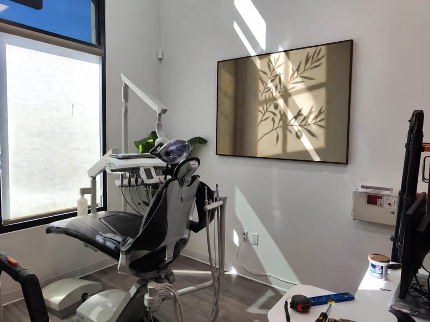 Customer photo review of Expressive Contemporary Art｜Olive Window Shadows