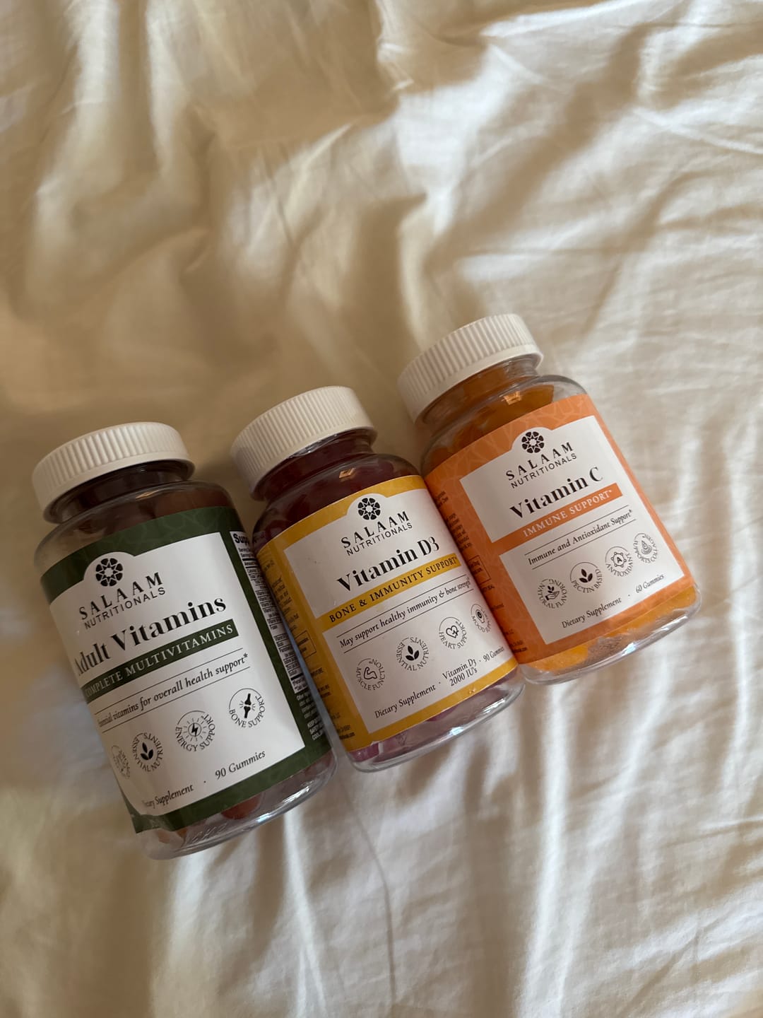 Customer photo review of Halal Vitamin C Chewable Gummies - 60 Count | Salaam Nutritionals