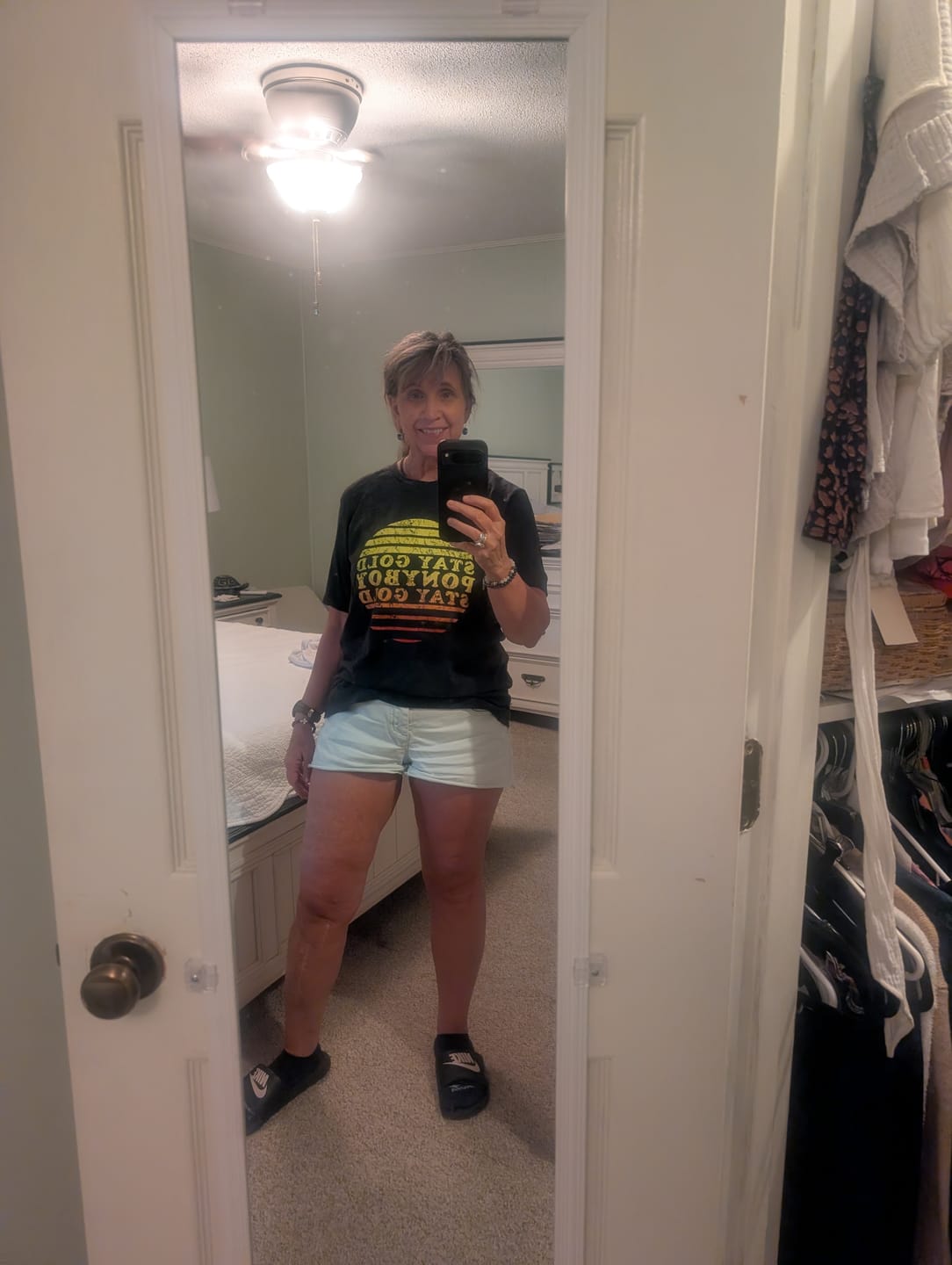 Customer photo review of Stay Gold Ponyboy Men's/Unisex Super Soft Tee