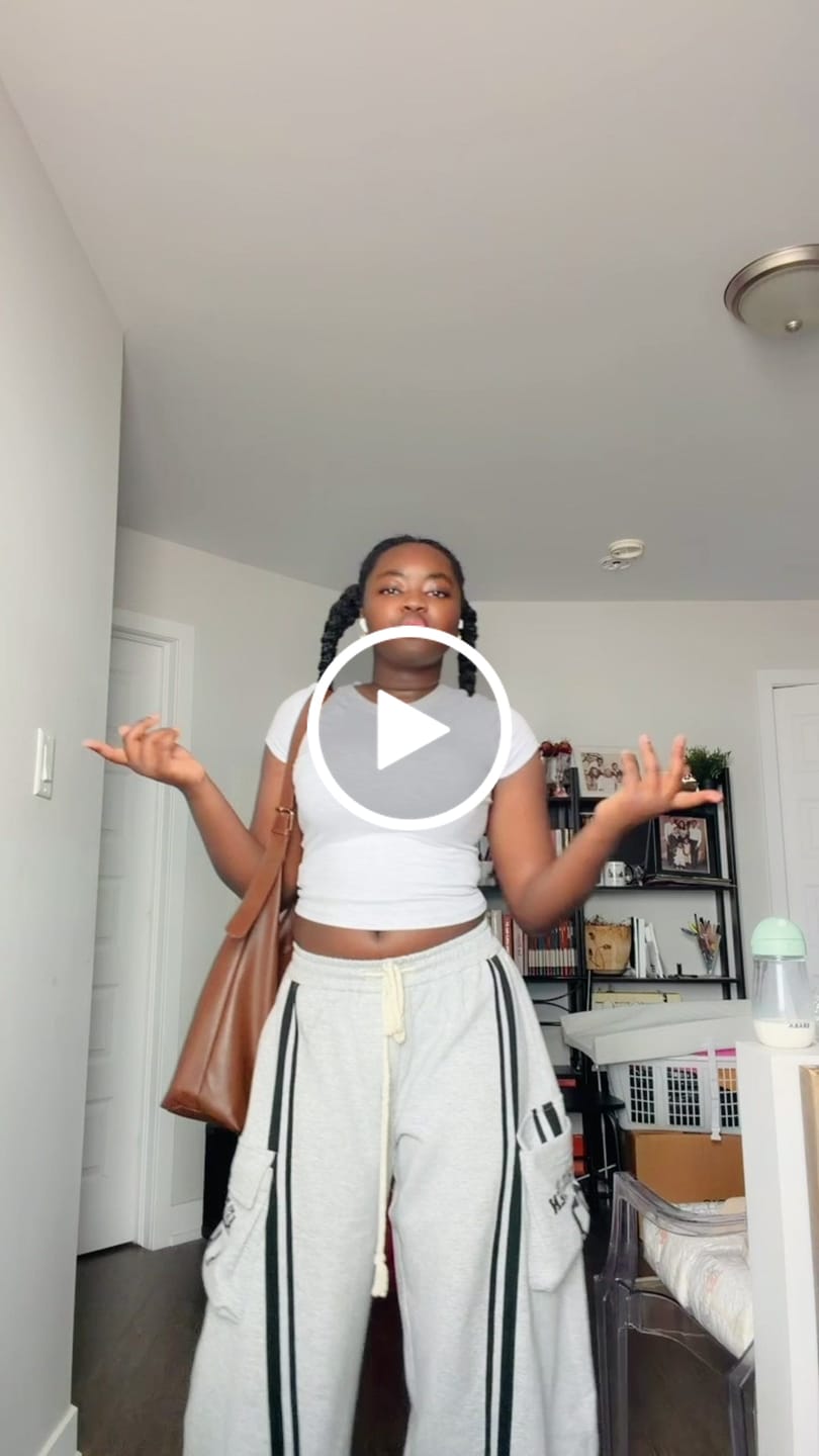 Customer video review of Aelfric Eden Stripe Panel Baggy Barrel Sweatpants