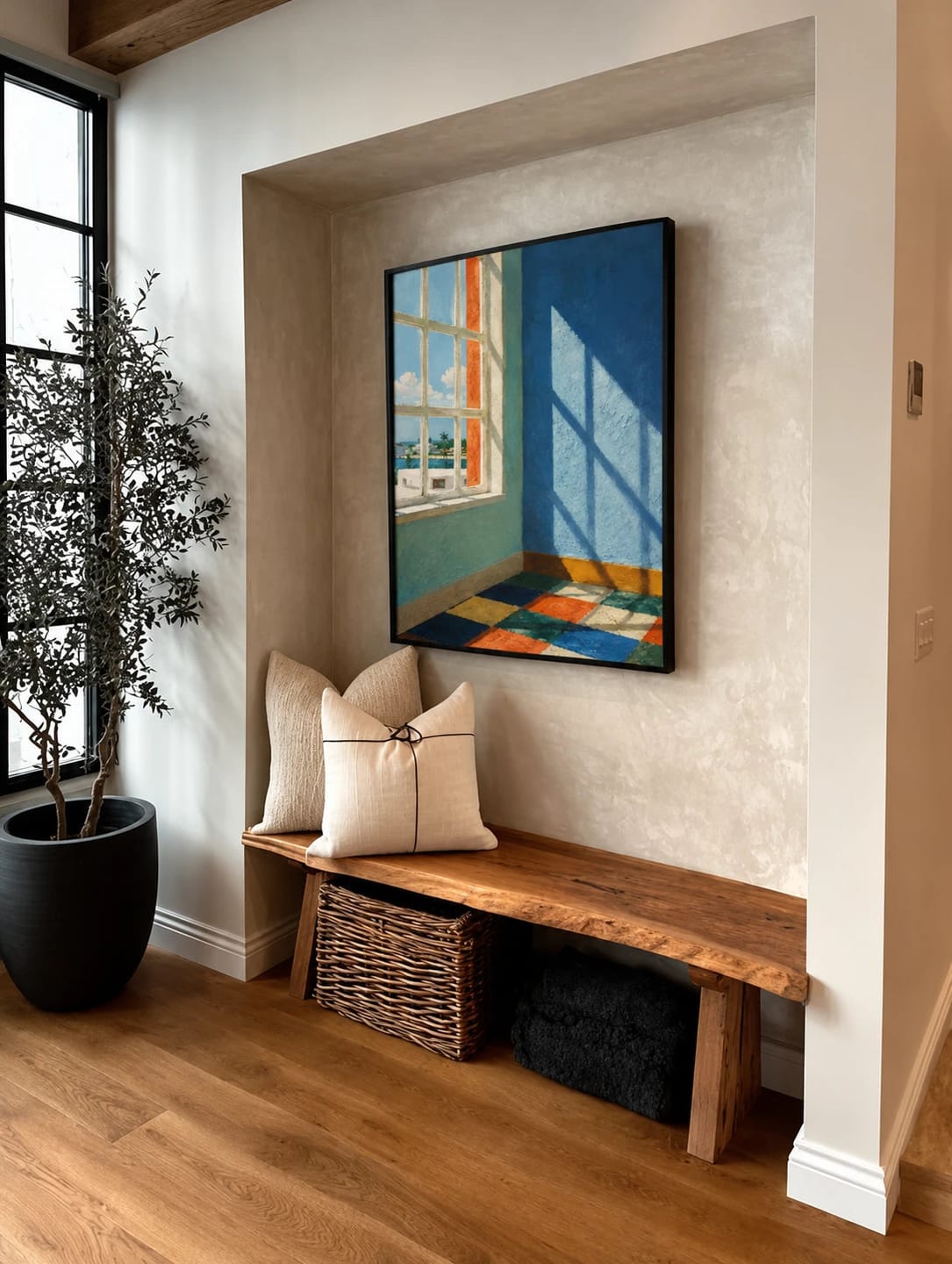 Customer photo review of Expressive Contemporary Art｜Azure Coastal Interior