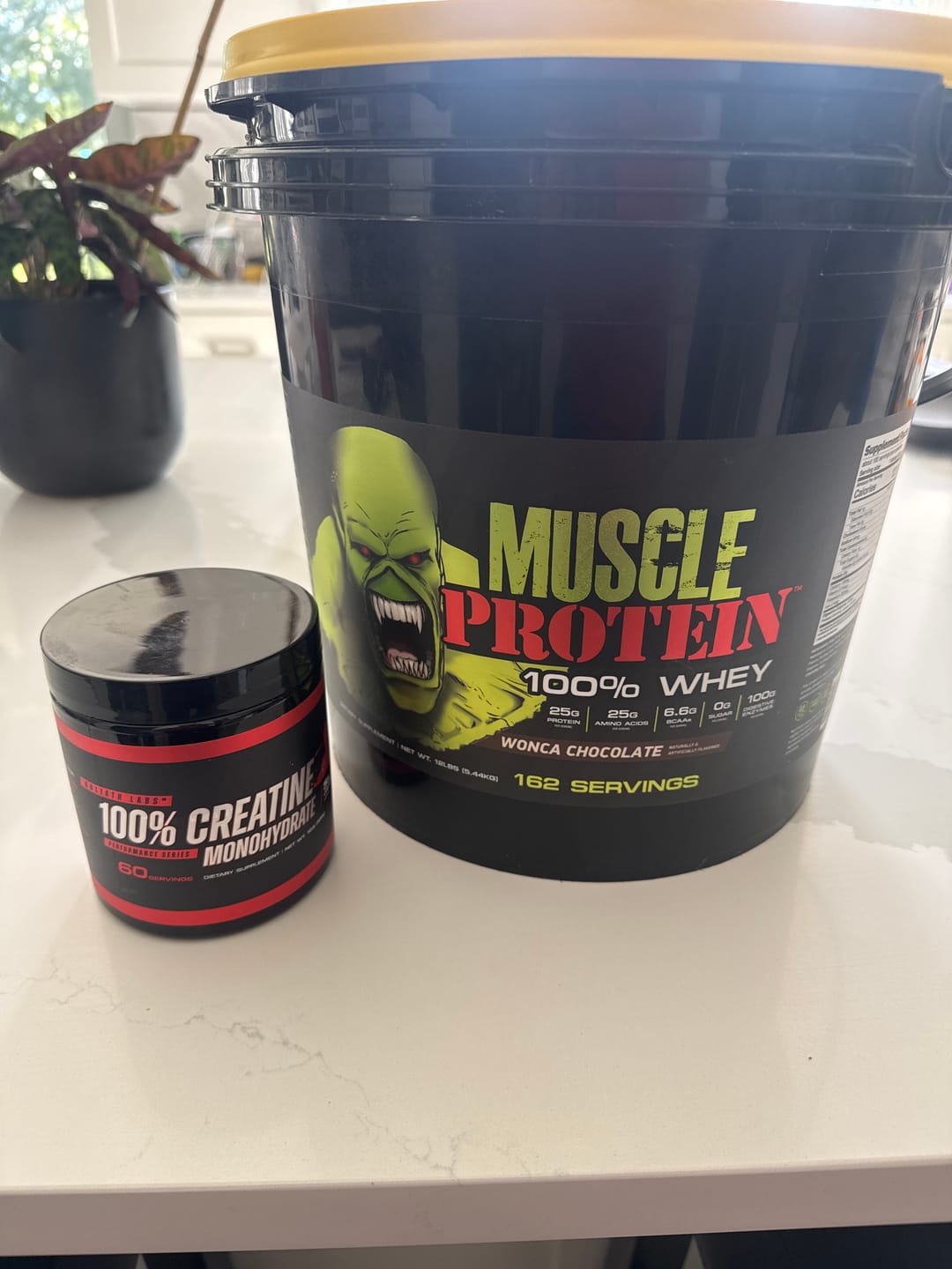 Customer photo review of Muscle Protein & 100% Creatine