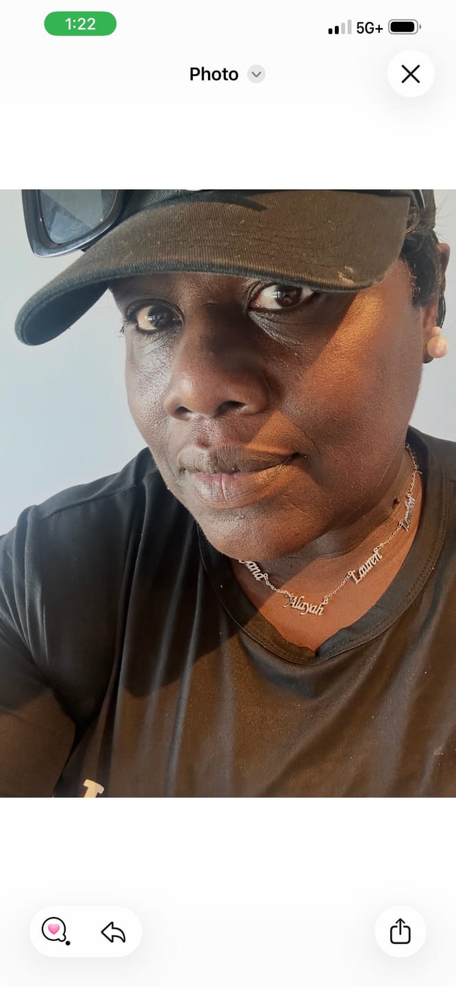 Customer photo review of The Custom Signature Name Necklace