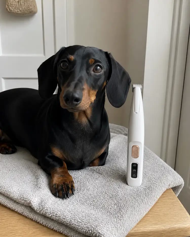 Customer photo review of HydroGuard LED Waterproof Paw Groomer
