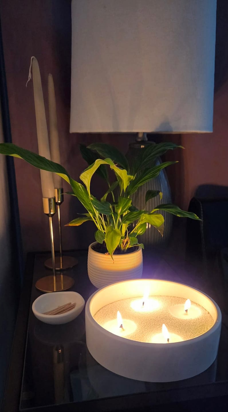 Customer photo review of The Emilie First Candle Set