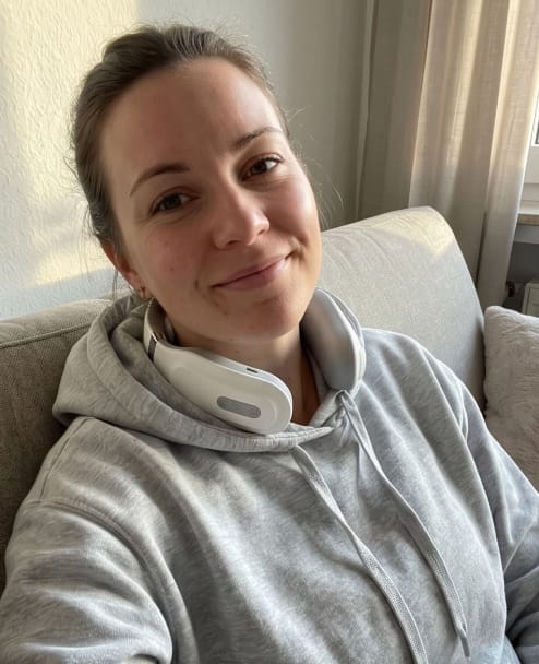 Customer photo review of HeatCurePro 2.0 – Professionelle Tiefenwärme-Massage für deinen Nacken