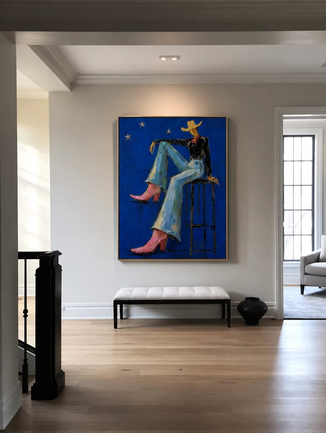 Customer photo review of Western Pop Art｜Blue Night Star Rest