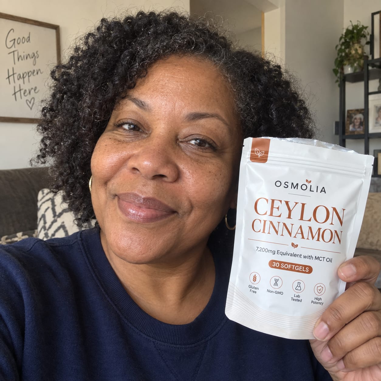 Customer photo review of Ceylon Cinnamon 7,200mg with MCT Oil