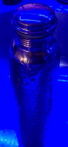 Customer photo review of Kansya®-vottaðar vatnsflöskur úr hreinum kopar – V2, handhamraðar