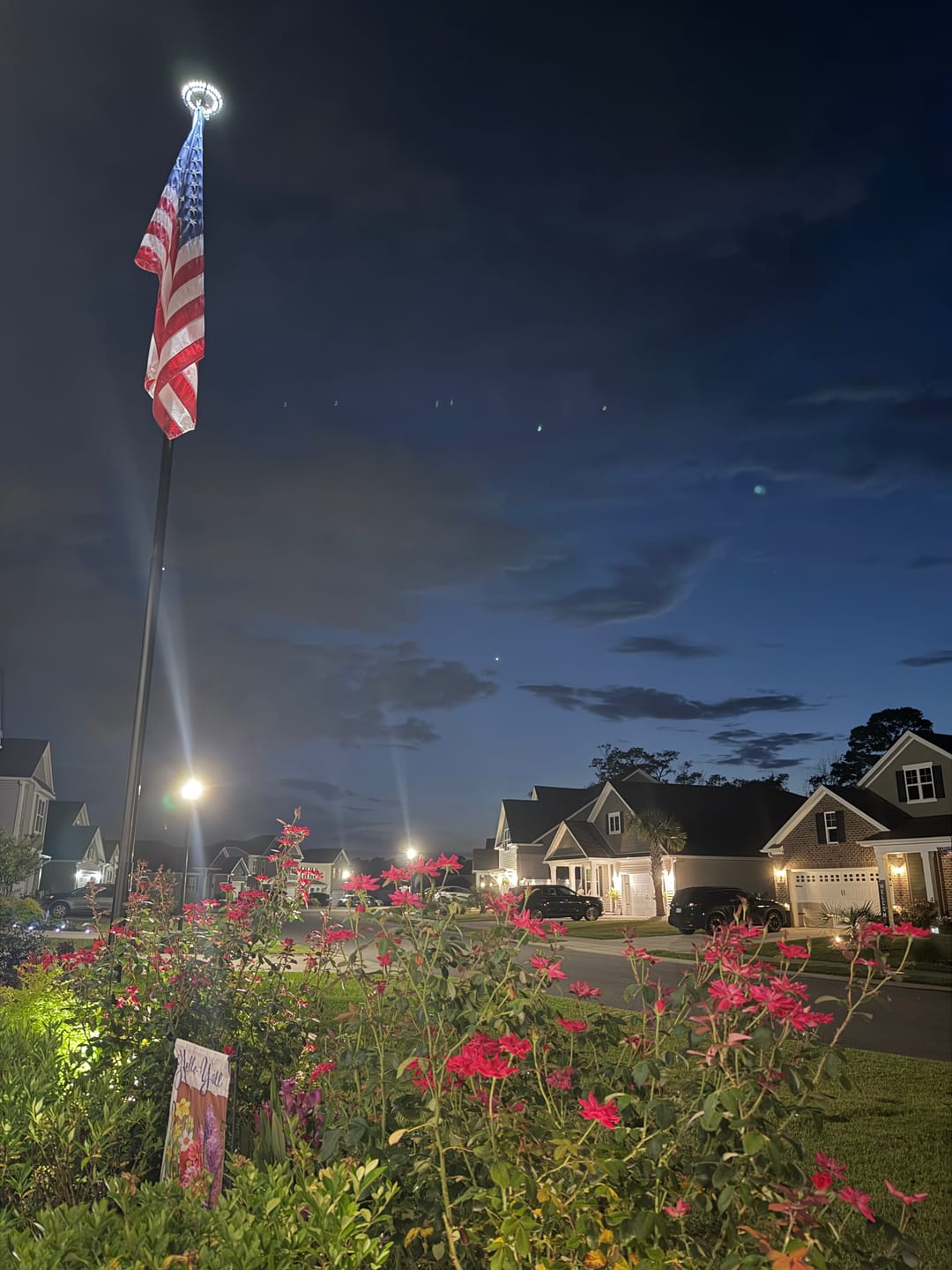 Customer photo review of 4' x 6' American Flag