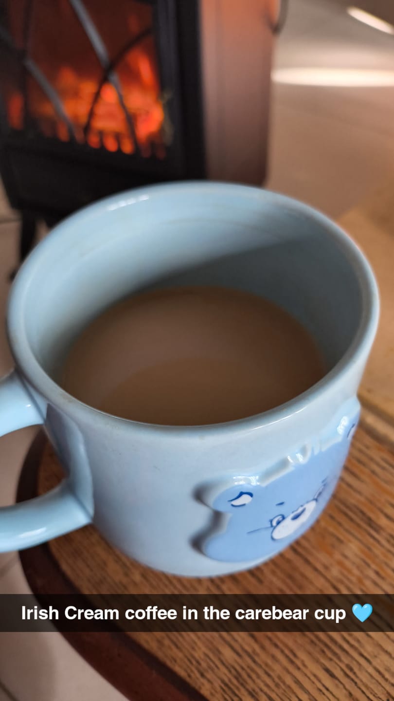 Customer photo review of Irish Cream Coffee Syrup