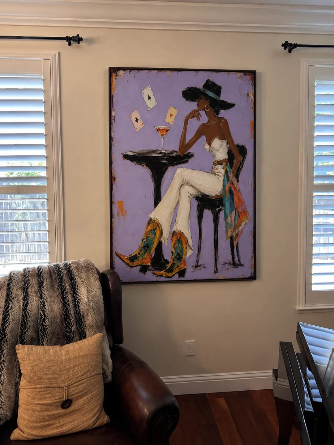Customer photo review of Western Pop Art｜Lavender Solitaire Hour