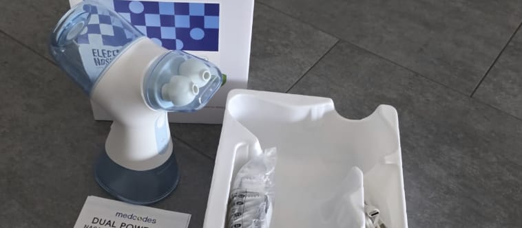 Customer photo review of Limpiador Nasal Eléctrico para Respirar Mejor
