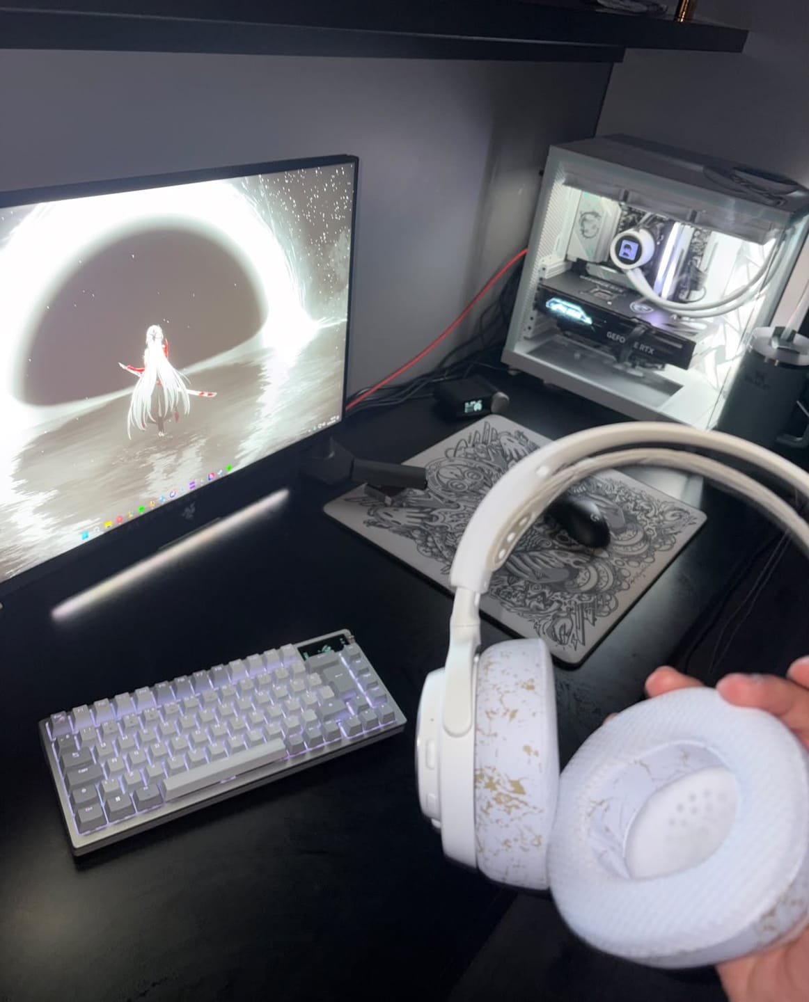 Customer photo review of Wicked Cushions FreeZe Soğutma Jelli Kulaklık Pedleri - Arctis Nova Pro Wireless & Nova Elite