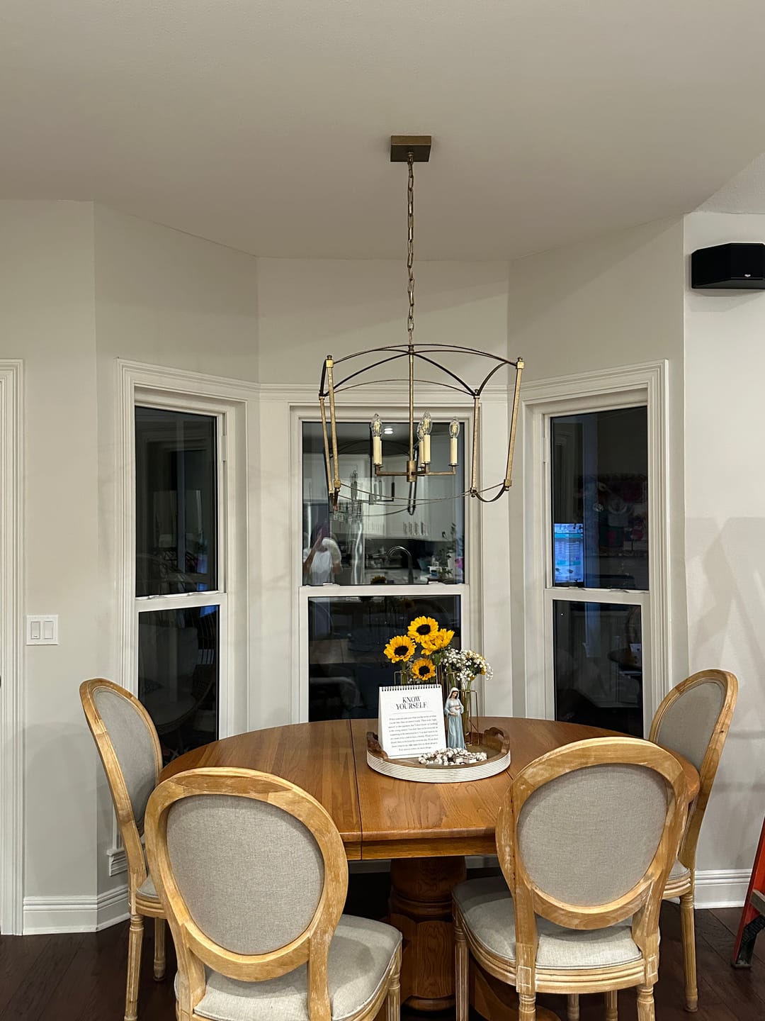 Customer photo review of 5-light French Antique Candle Style Lantern Pendant Chandelier