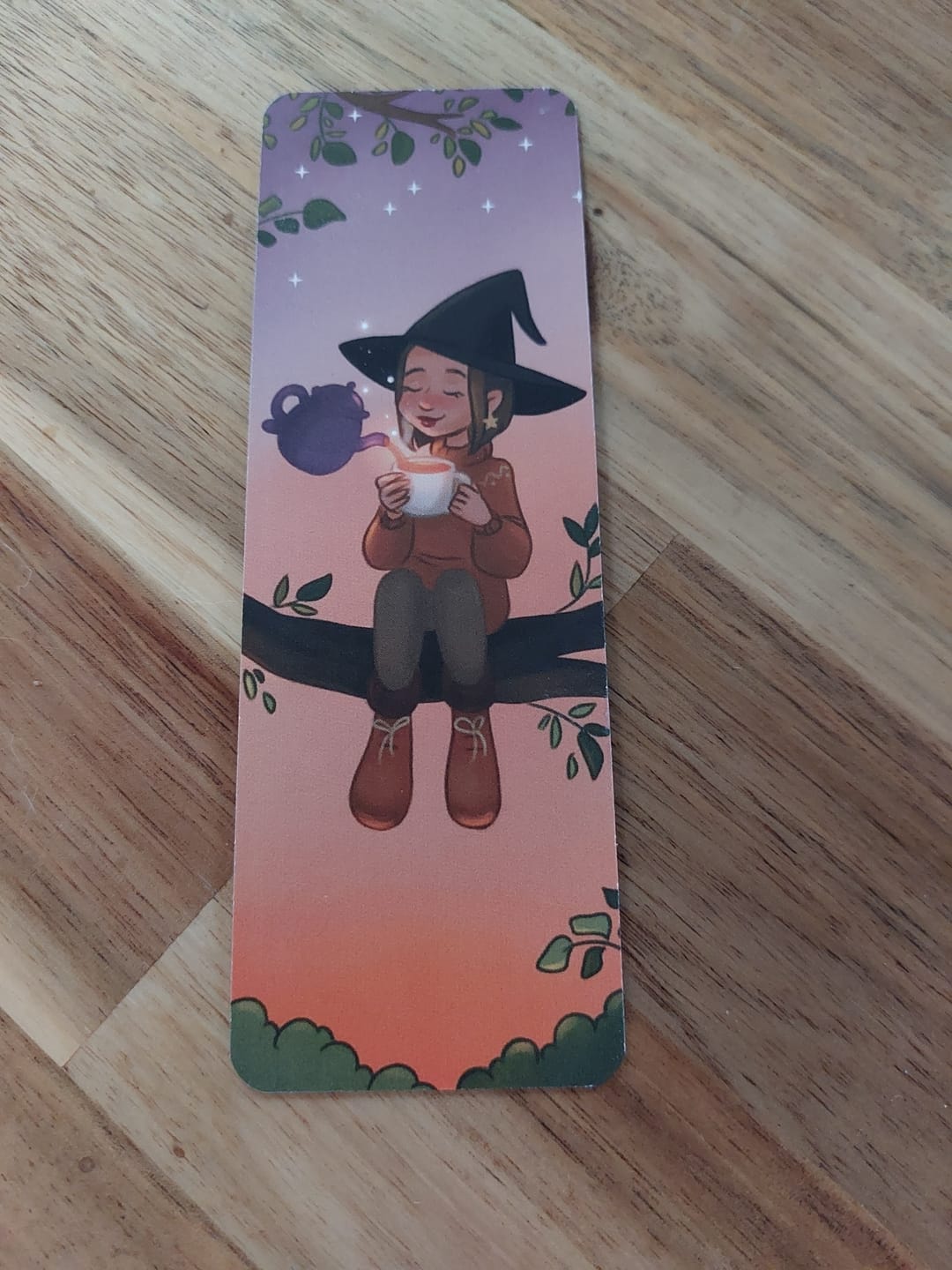 Customer photo review of MoonElly Lesezeichen – Witchy & Cozy (6 Varianten)