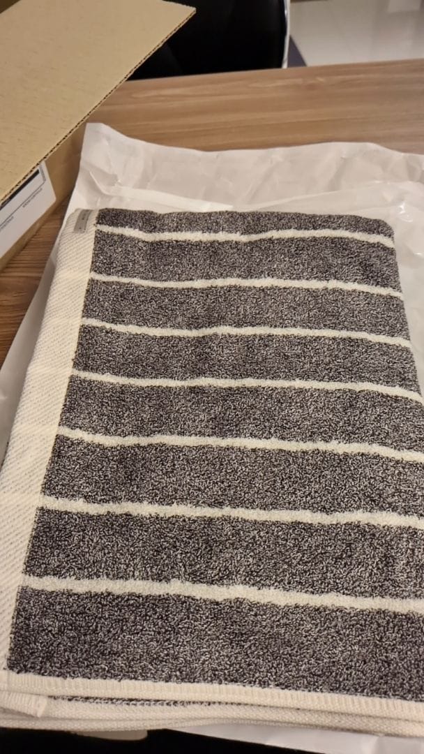 Customer photo review of Premium Copper Bath Towel | Antibacterial