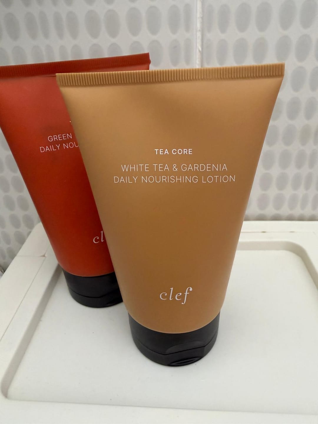 Customer photo review of Tea Core White Tea & Gardenia Lotion