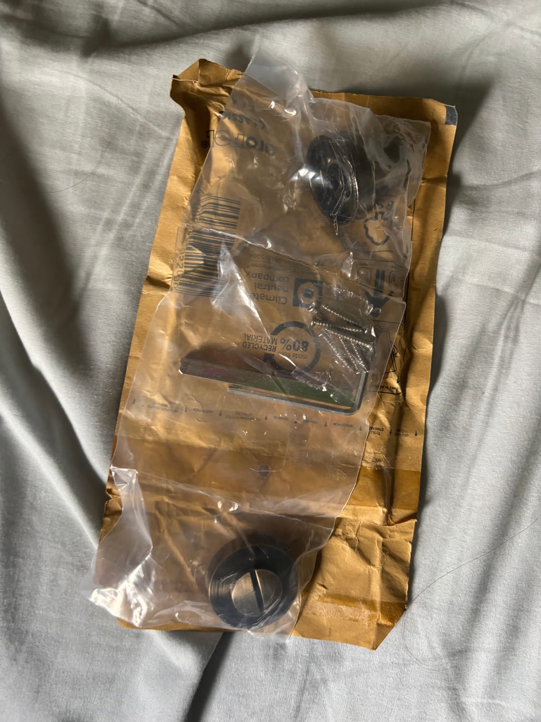 Customer photo review of Condena de 35mm de diámetro en acabado cuero para puertas