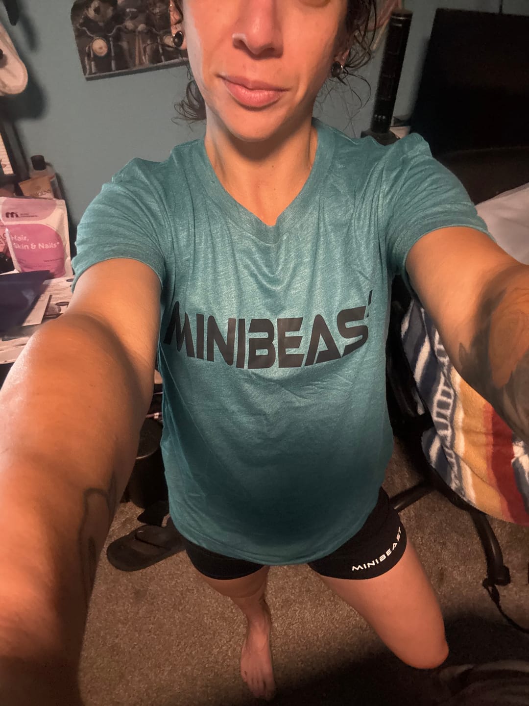 Customer photo review of Minibeast Classic Lightweight Unisex Tee