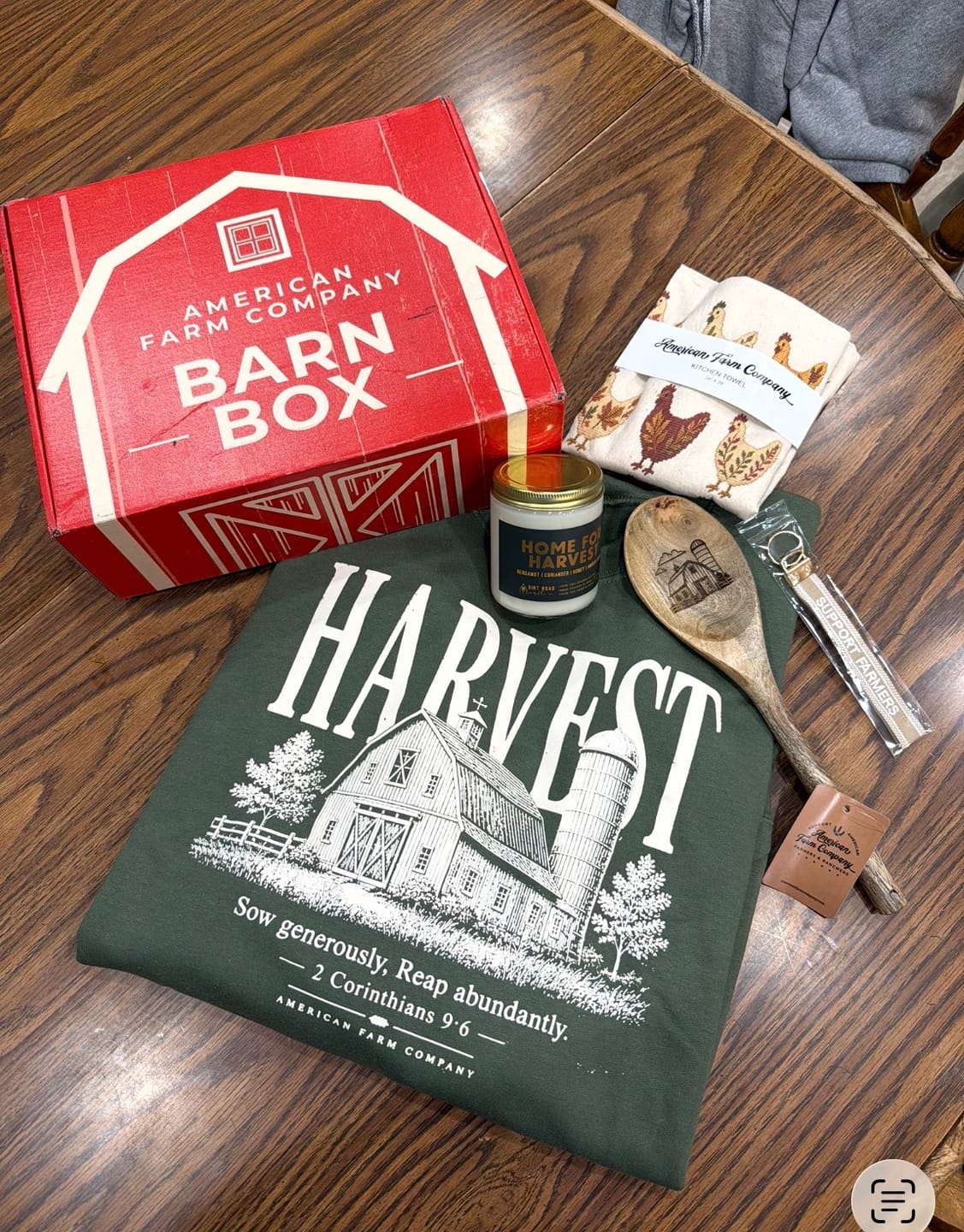 Customer photo review of The Barn Box Subscription - SOLD OUT