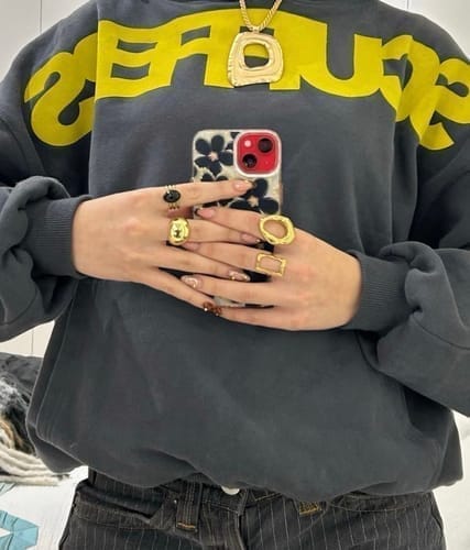 Customer photo review of Sweat Comme Des Garçons - Noir