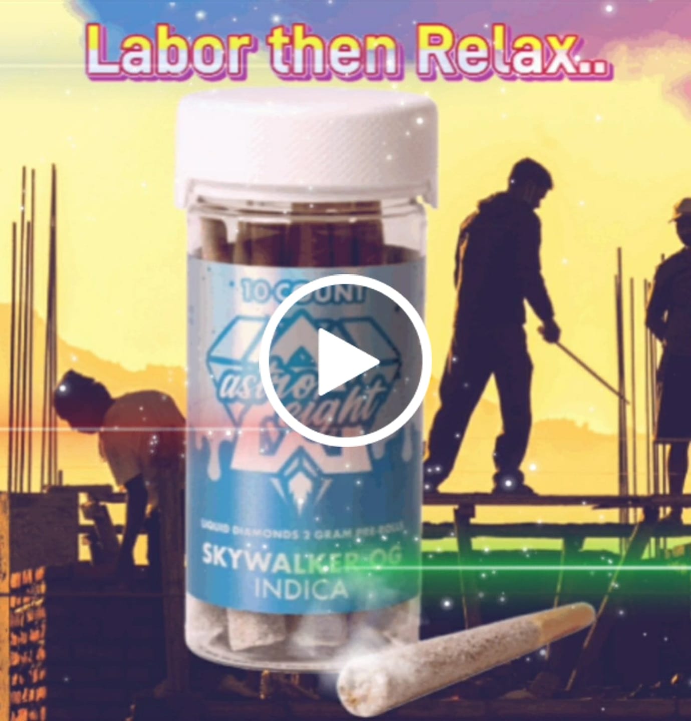 Customer video review of Skywalker OG - Liquid Diamonds Pre-Rolls