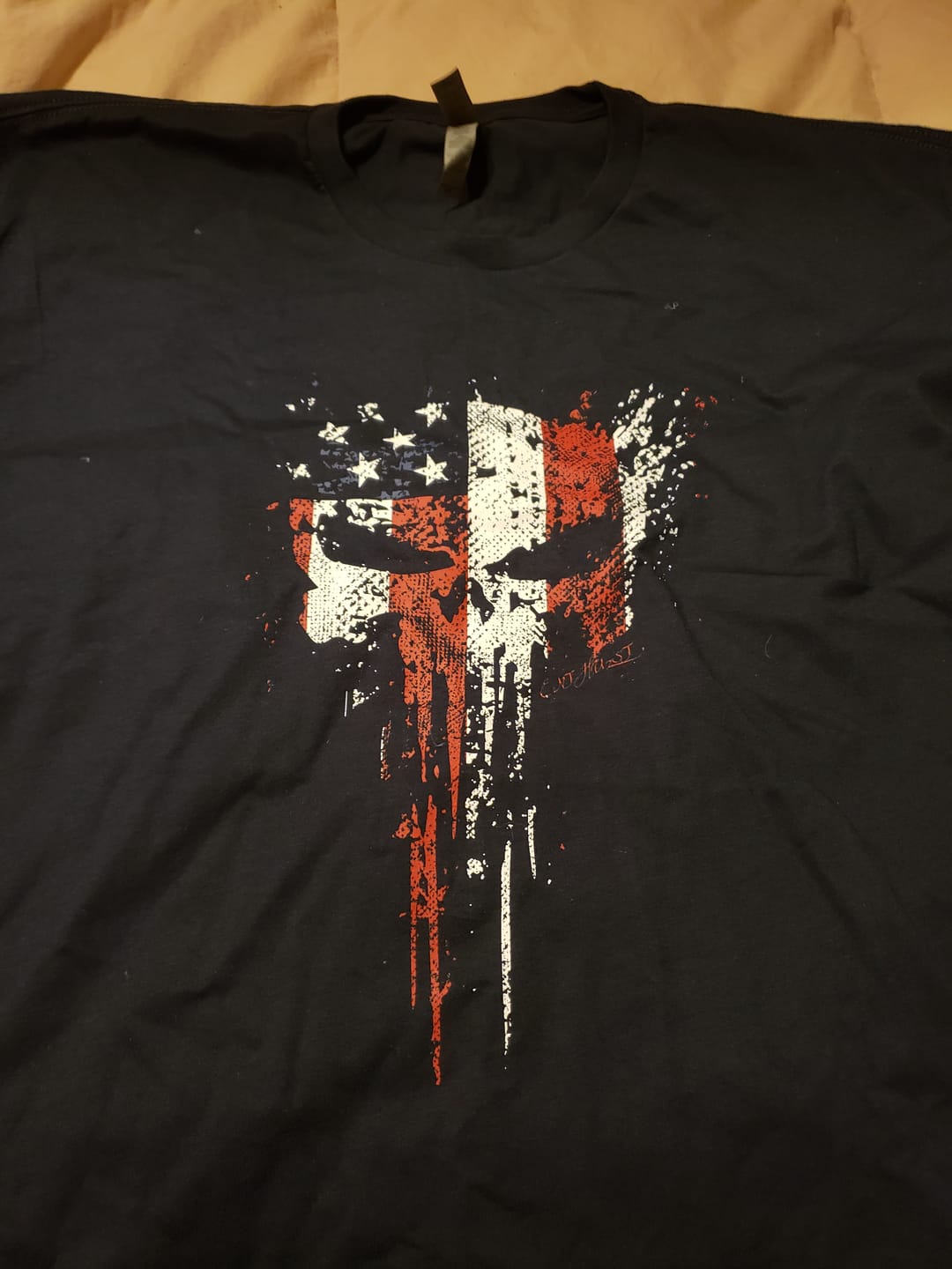 Customer photo review of PUNISHER TEE