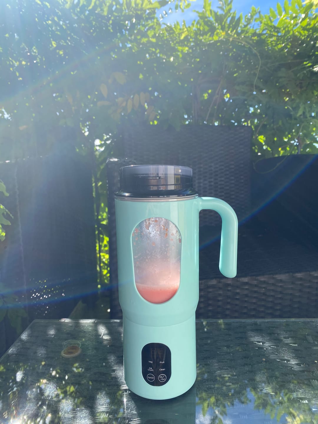Customer photo review of Tragbarer Mixer 580 ml