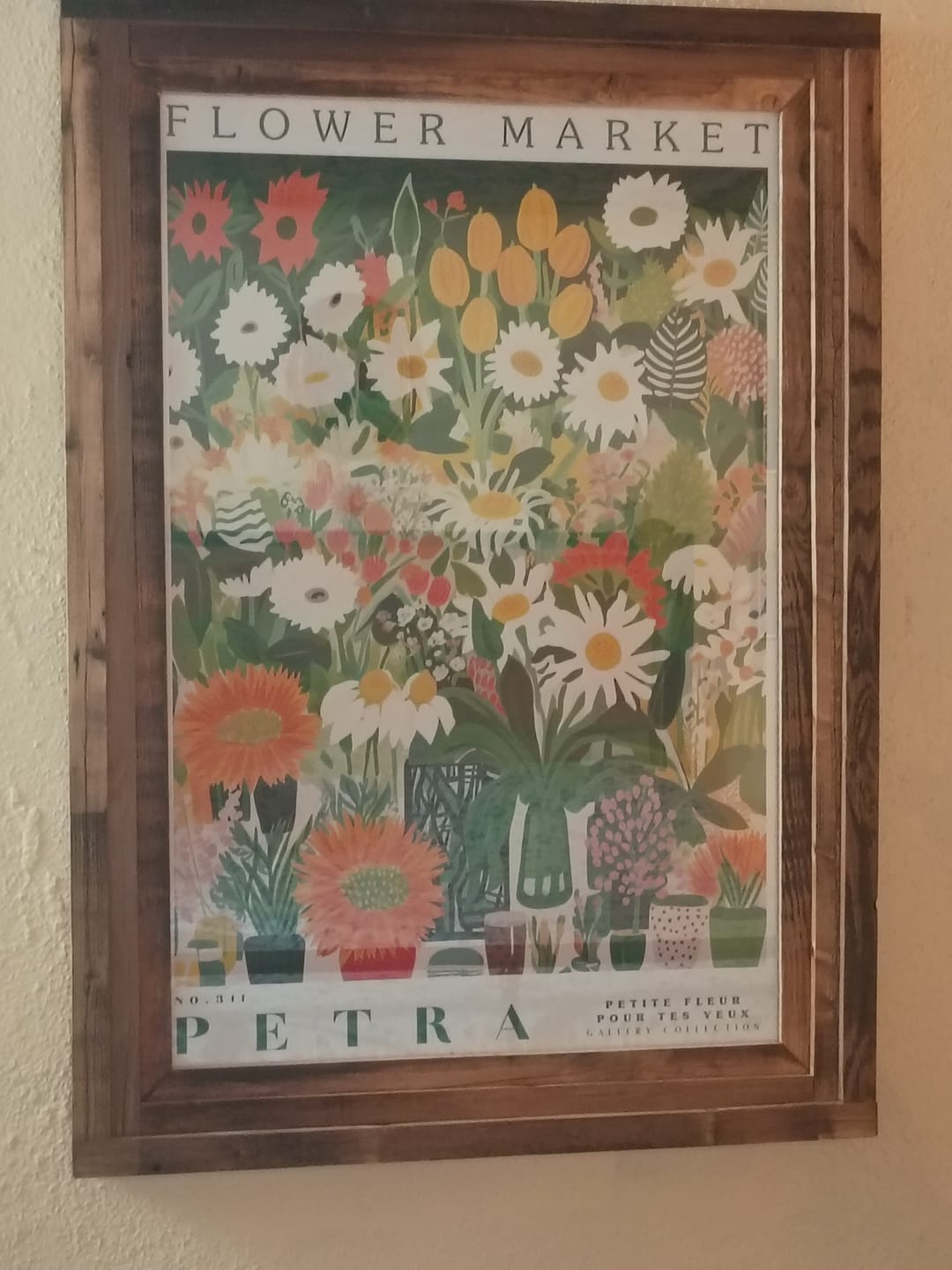 Customer photo review of Petra Flower Poster