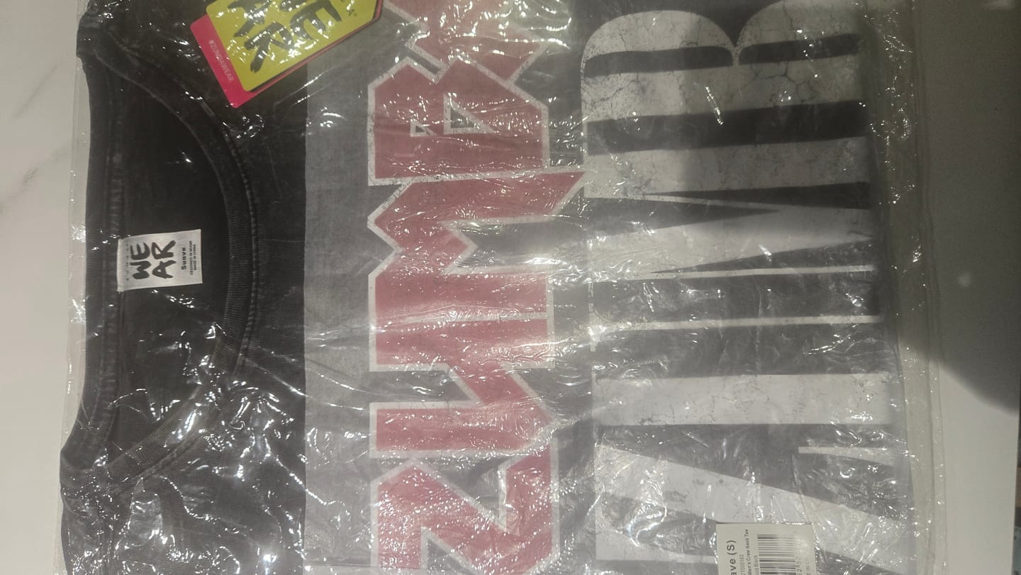 Customer photo review of Rock 'n' Roll Men's Crew Neck Tee