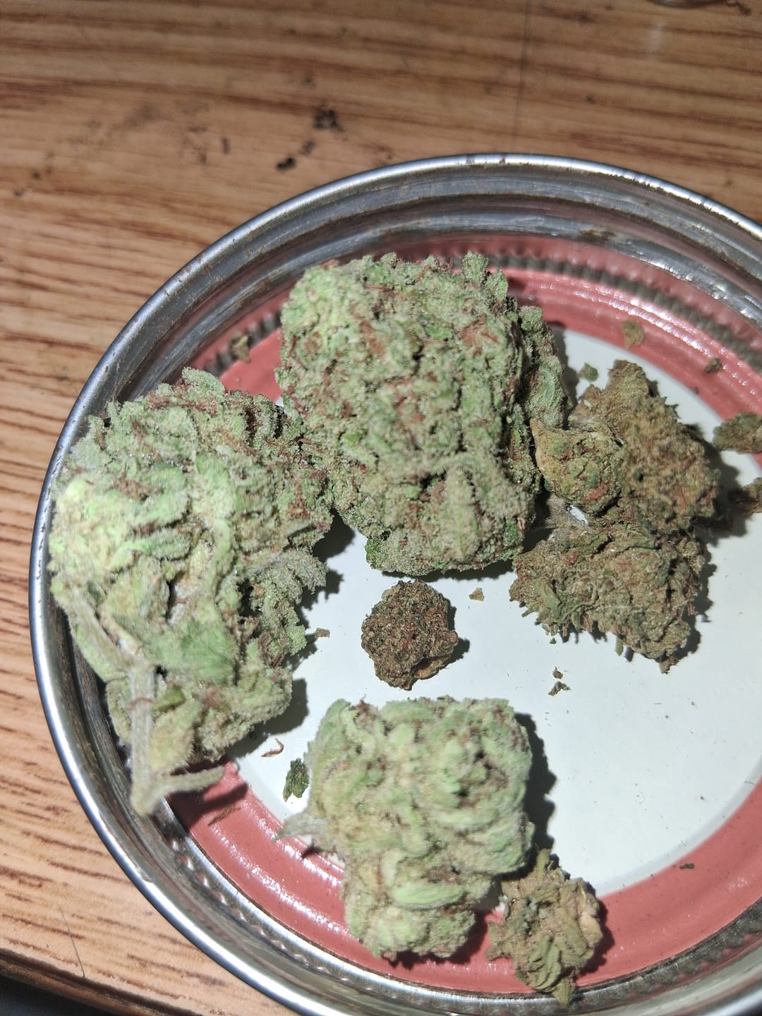 Customer photo review of Dank Blueberry Cruffin THCA Flower