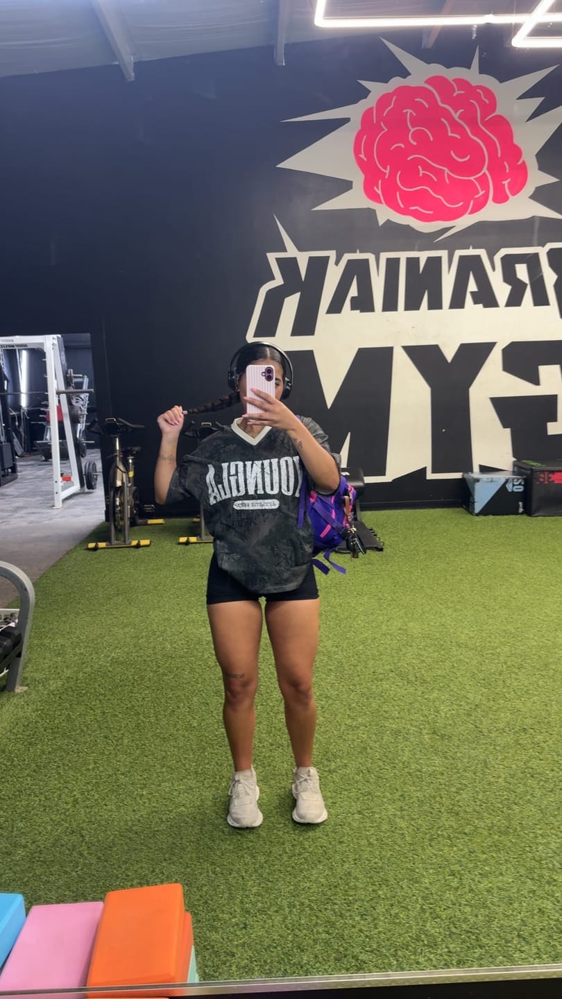 Customer photo review of 4187 - Varsity Football Cropped Jersey