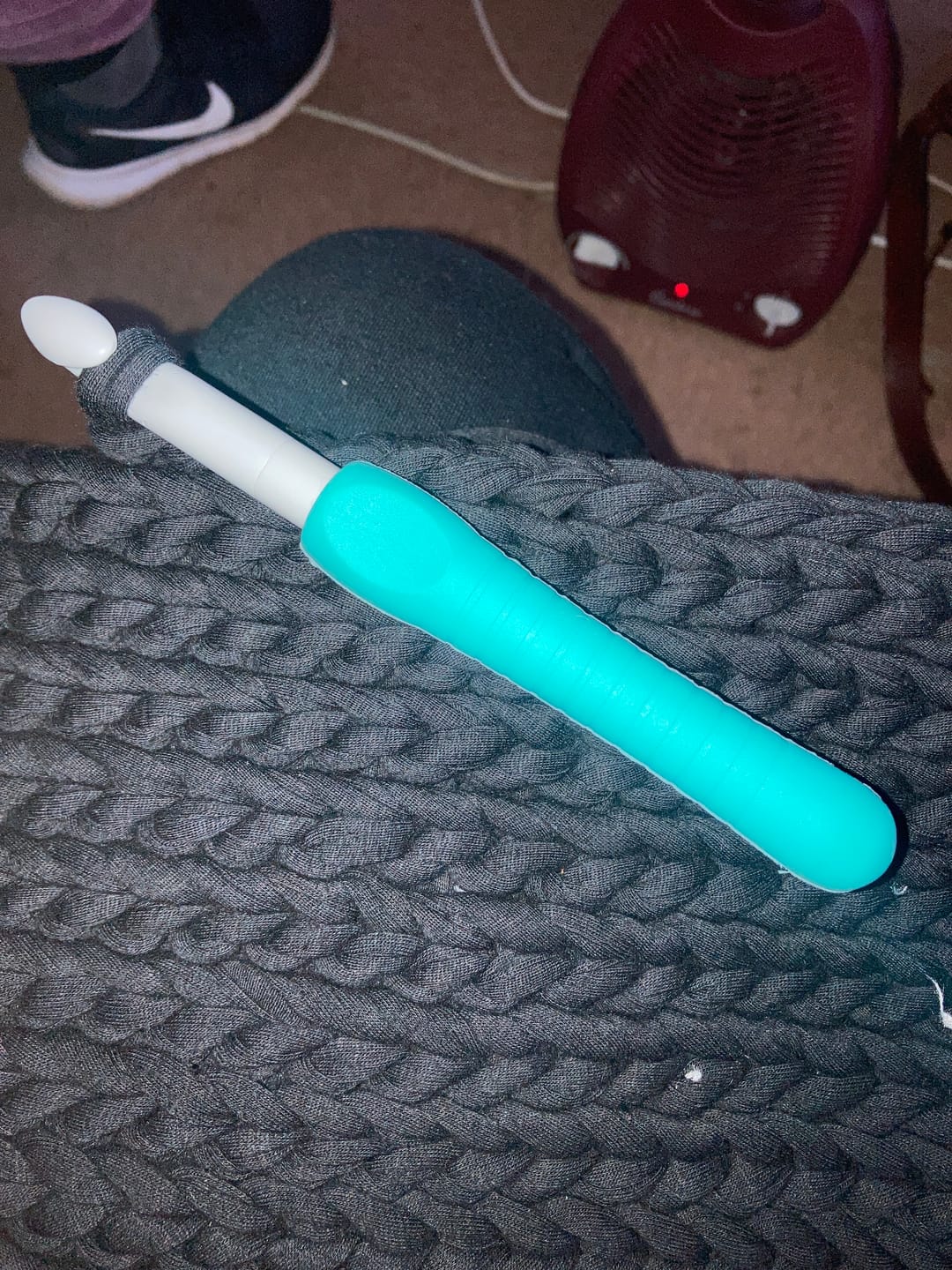 Customer photo review of Crochet Hook Easy Grip 17cm 12mm