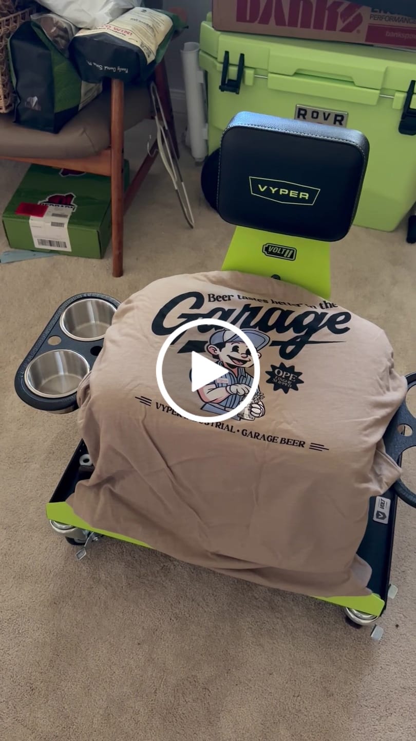 Customer video review of VYPER X GARAGE BEER TEE